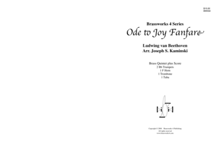 Book cover for Ode to Joy Fanfare
