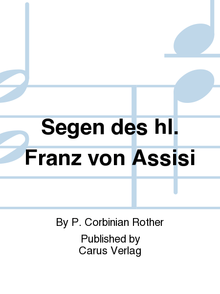 Segen des hl. Franz von Assisi