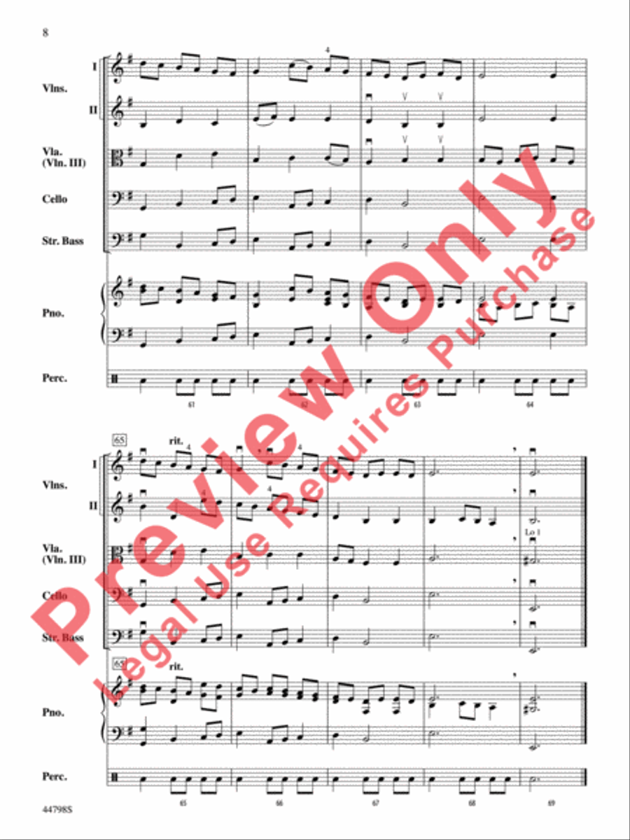 French Dance French Dance String Orchestra scores gallery preview page 9