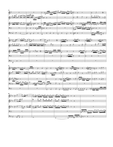 Fugue for organ, BWV 535/II (arrangement for 5 recorders)