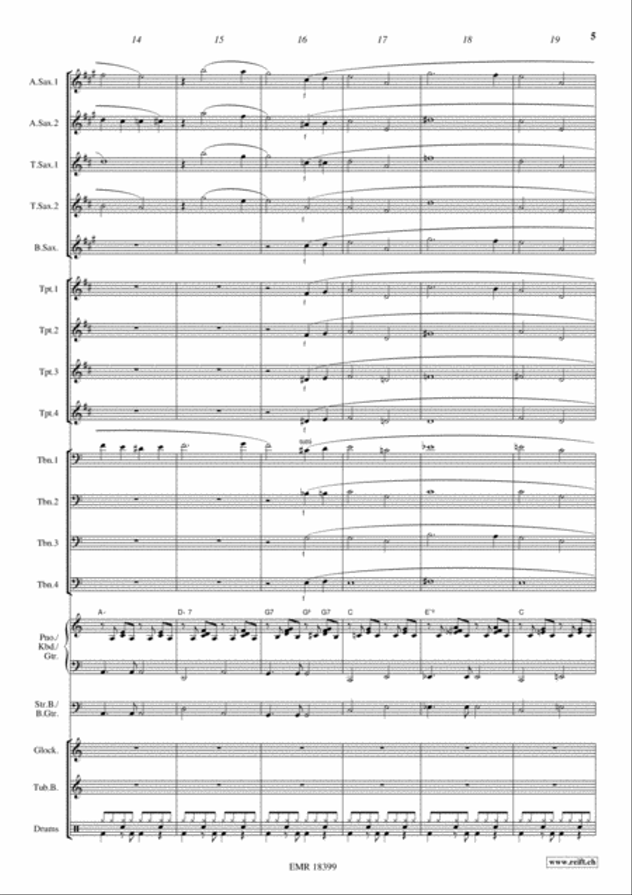Christmas At Home Big Band scores gallery preview page 6