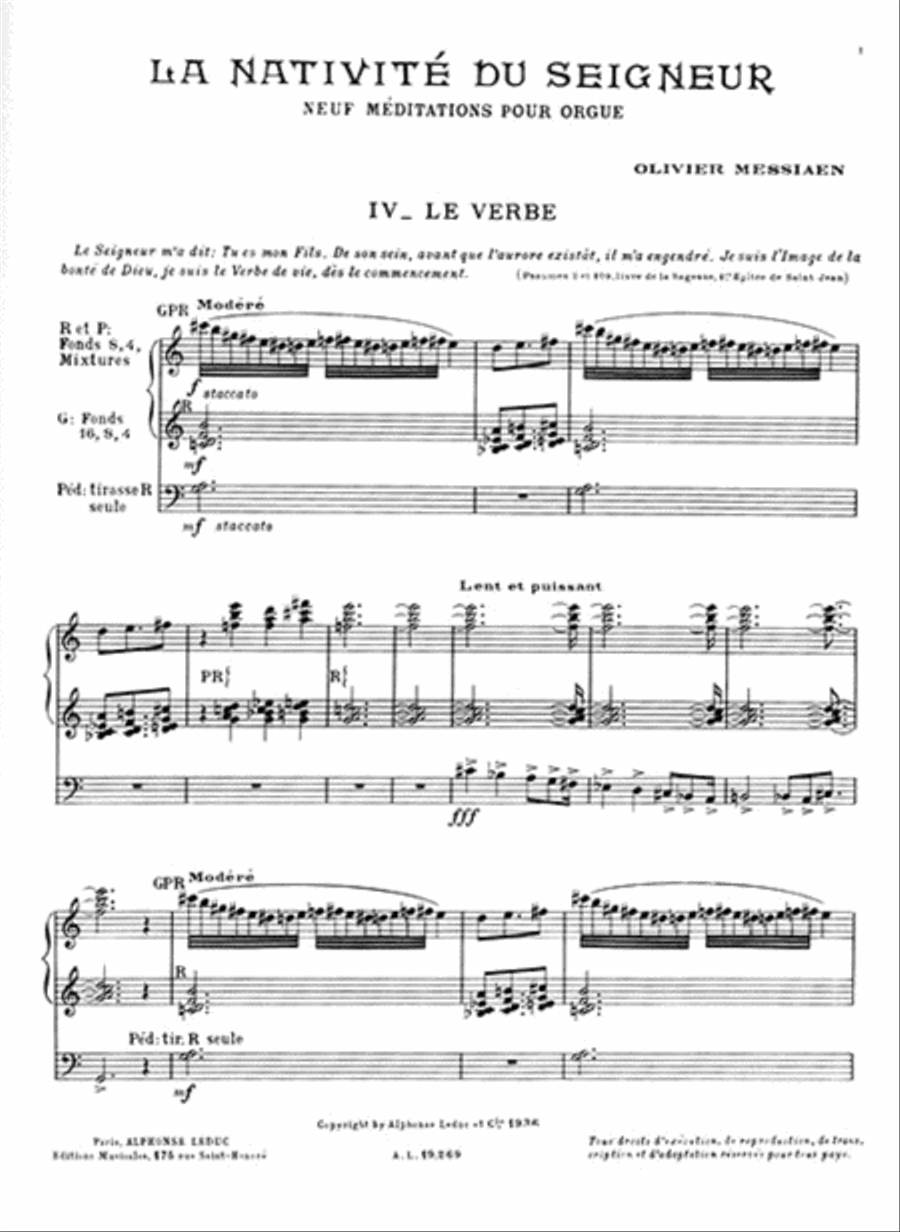 La Nativite du Seigneur - Volume 2 Organ scores gallery preview page 2