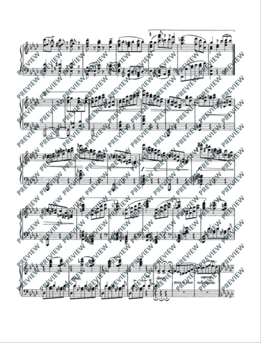 Arabesques Piano Solo scores gallery preview page 14