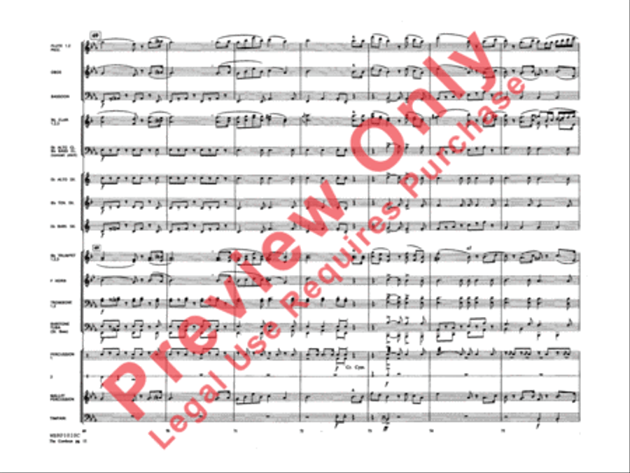 The Cowboys The Cowboys Concert Band scores gallery preview page 13