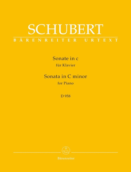 Schubert - Sonata In C Minor D 958 Piano
