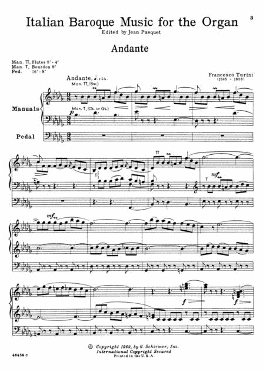 Italian Baroque Music Italian Baroque Music Organ scores gallery preview page 2