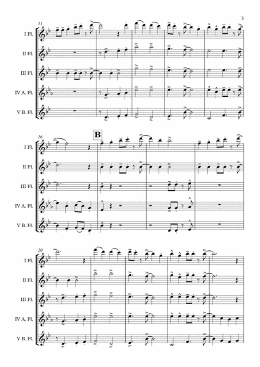 I Want You Back I Want You Back Flute Choir scores gallery preview page 4