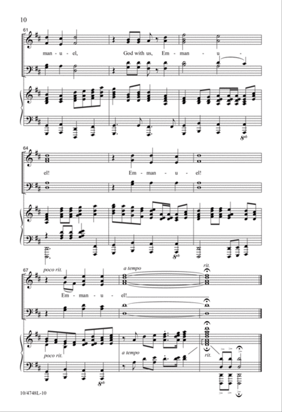 Sing Again the Christmas Story 4-Part scores gallery preview page 10