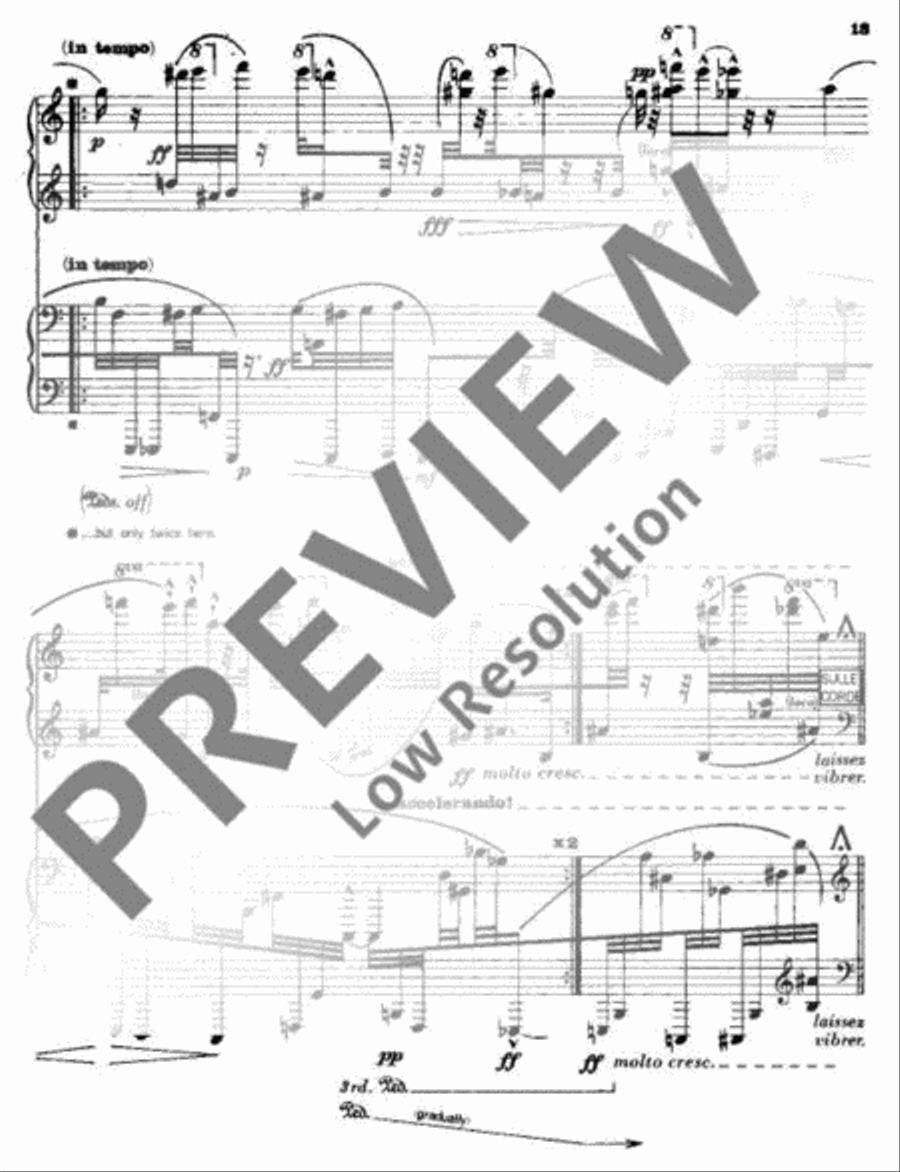 Sonata No. 2 Piano Duet scores gallery preview page 16