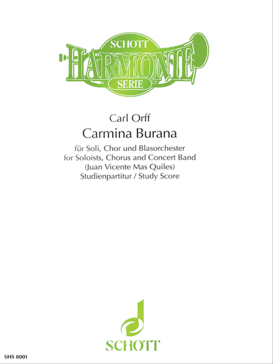 Carmina Burana Choir scores gallery preview page 1