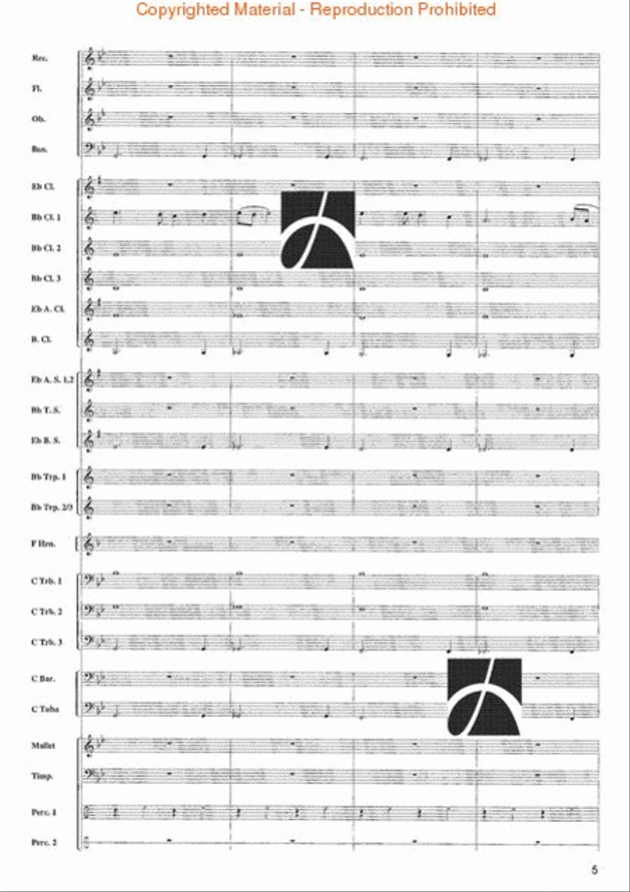 <br>Sheet music extract