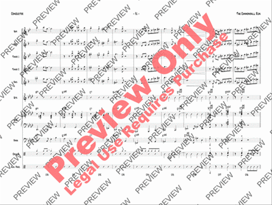 The Cannonball Run The Cannonball Run Jazz Ensemble scores gallery preview page 34