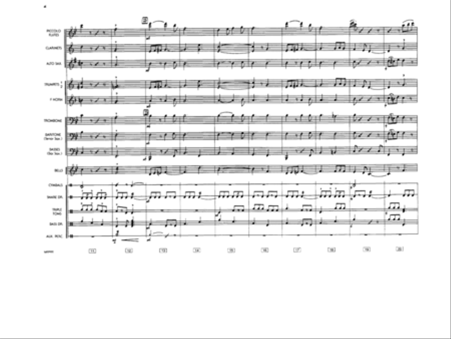 Consider Yourself Consider Yourself Marching Band scores gallery preview page 3