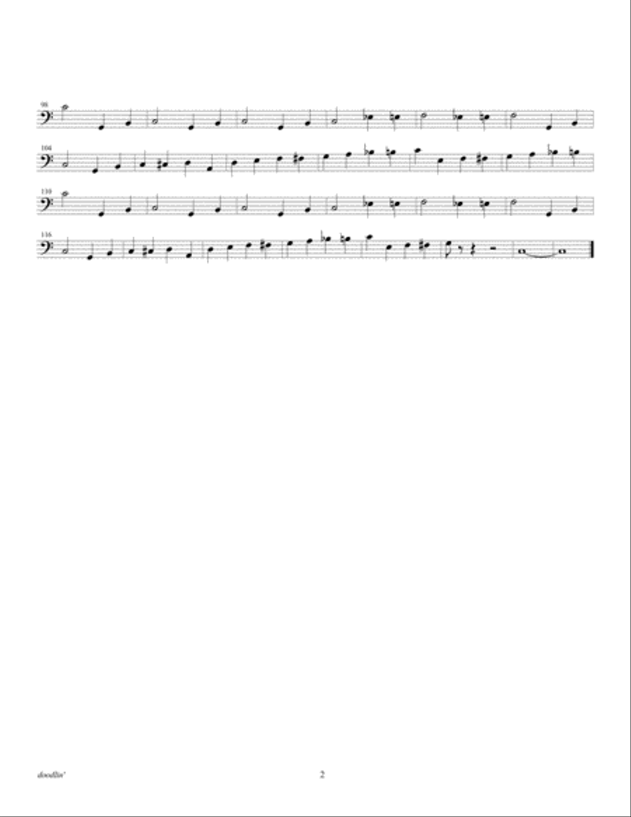 Doodlin' Small Ensemble scores gallery preview page 4