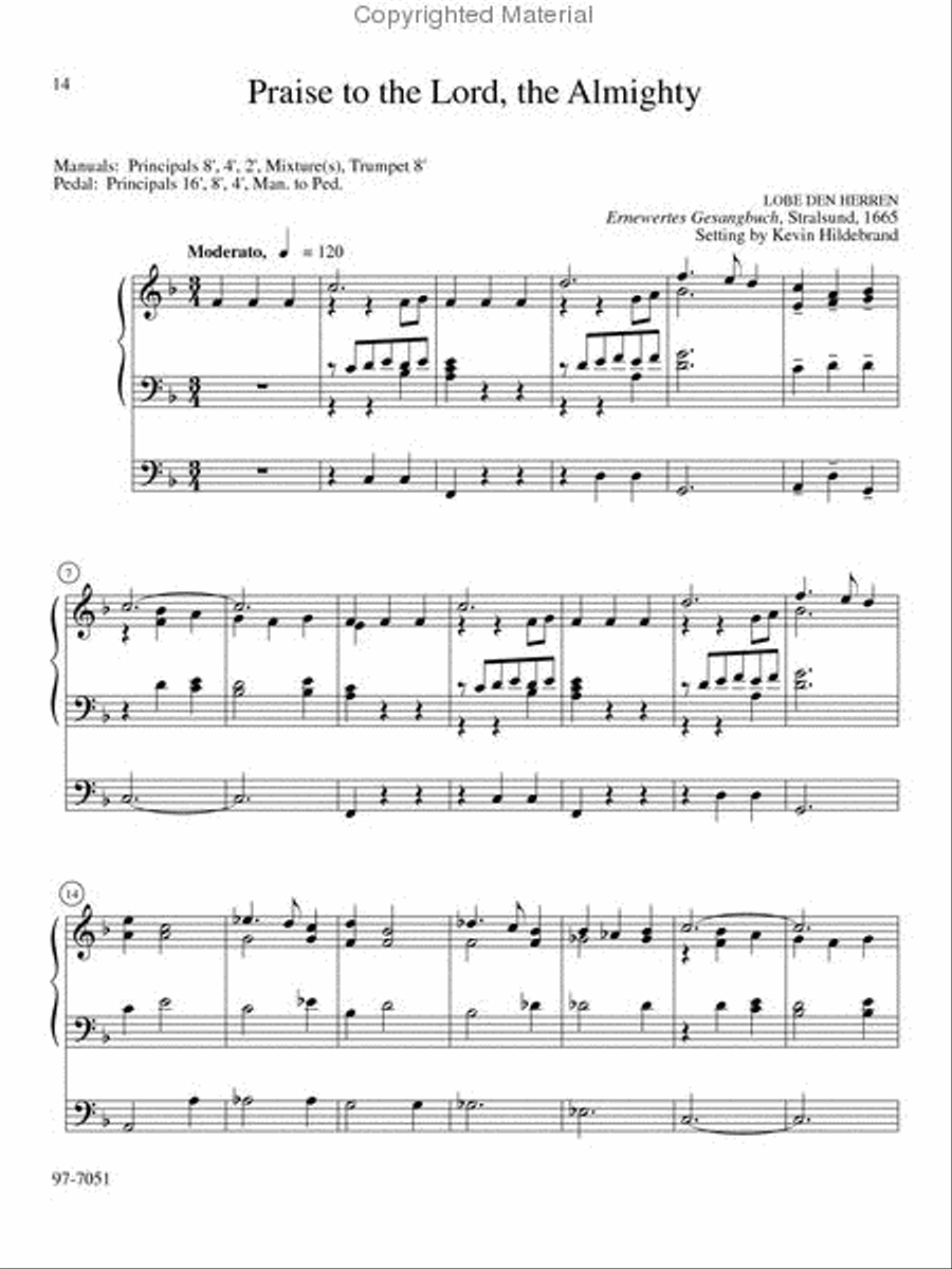 Six Hymn Improvisations, Set 5