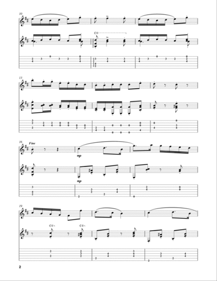 Danse bohémienne (from Préludes, Livre 1) Flute scores gallery preview page 2