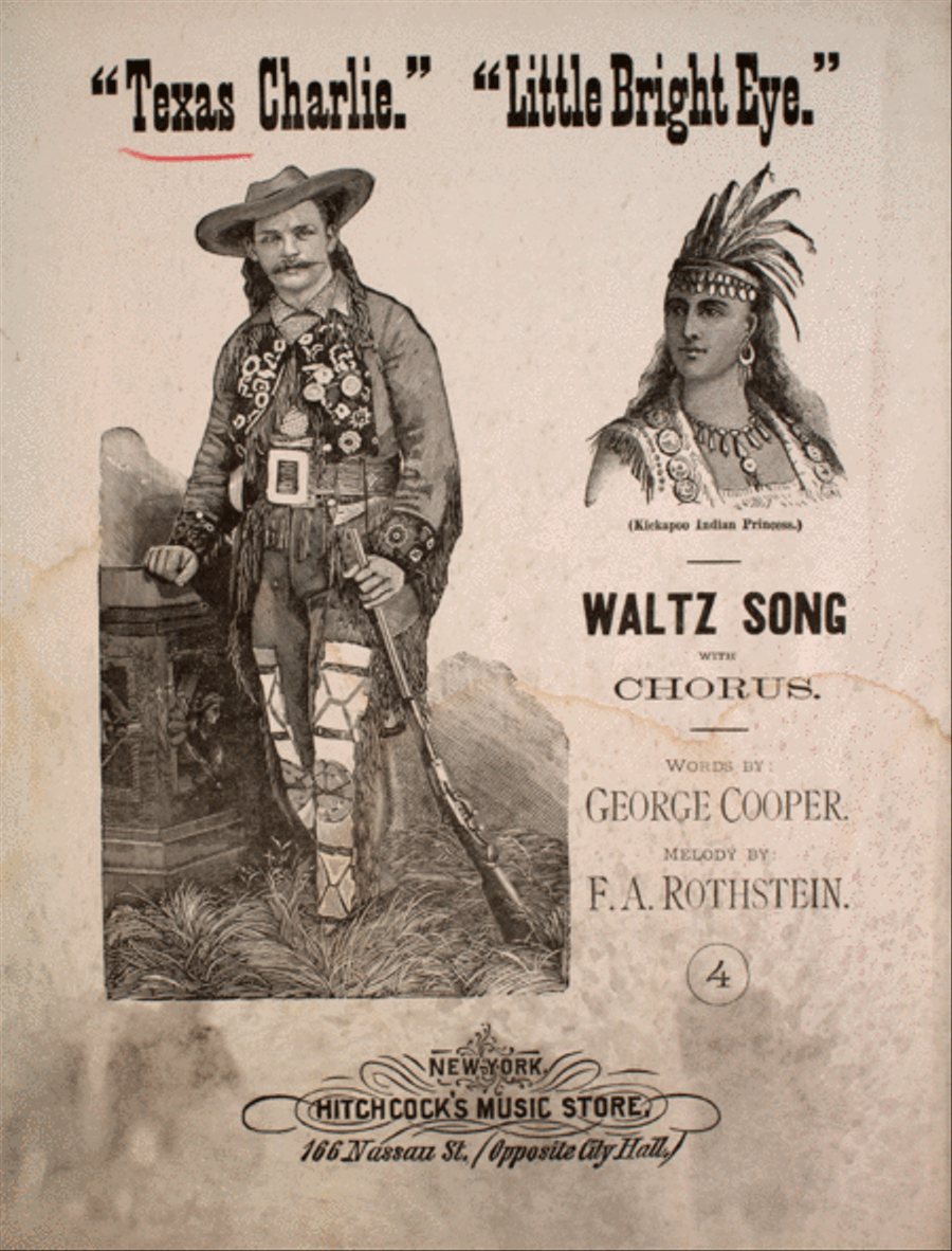 Texas Charlie. Waltz Song With Chorus Choir scores gallery preview page 1