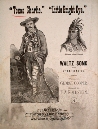 Texas Charlie. Waltz Song With Chorus