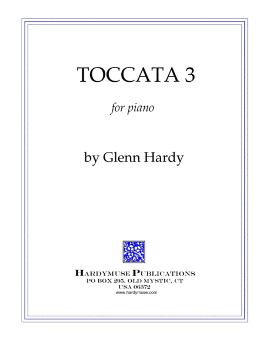 Toccata 3 Piano Solo scores gallery preview page 1