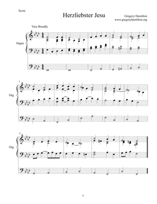Herzliebster Jesu - Ah, Holy Jesus - Alternate Harmonization