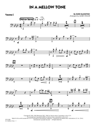 Book cover for In a Mellow Tone (arr. Mark Taylor) - Trombone 2