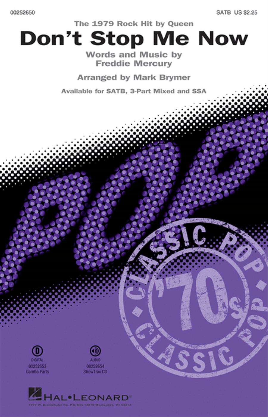 Don't Stop Me Now 4-Part scores gallery preview page 1