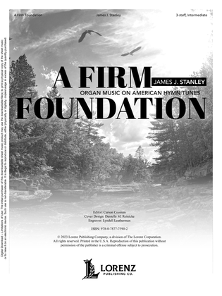 Book cover for A Firm Foundation