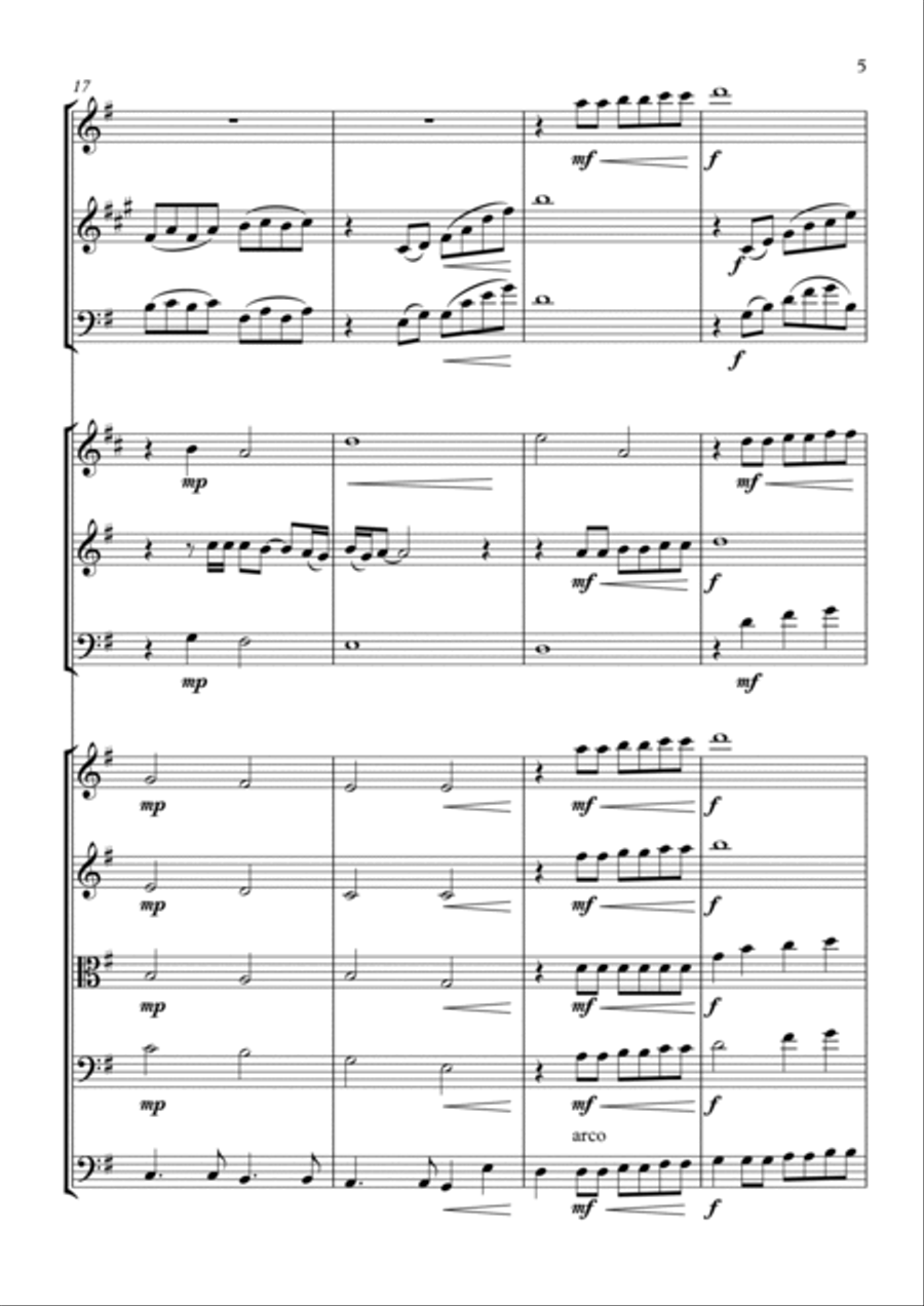 Always On My Mind Always On My Mind Chamber Orchestra scores gallery preview page 5