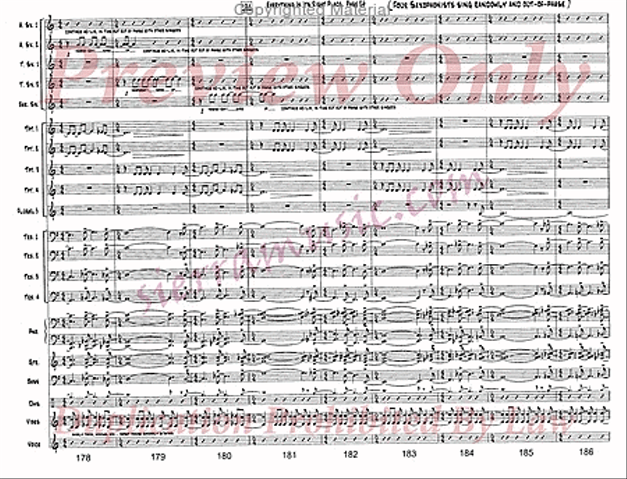 Everything In Its Right Place Jazz Ensemble scores gallery preview page 27
