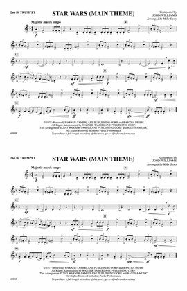 Book cover for Star Wars (Main Theme): 2nd B-flat Trumpet