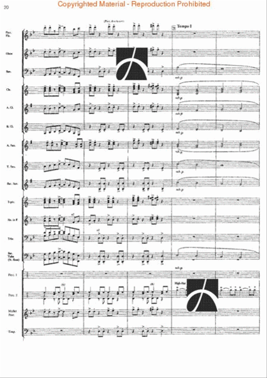 Jericho Concert Band scores gallery preview page 17