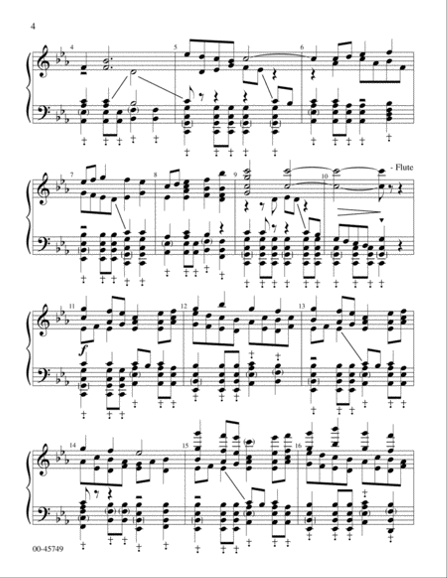 Celtic Dance on Pleading Savior Handbell Choir scores gallery preview page 4