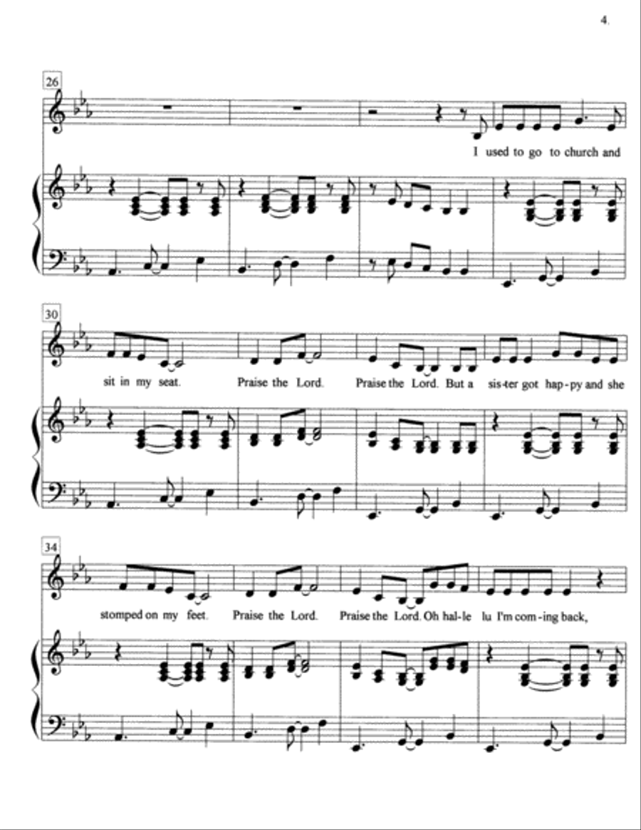 Excuses Voice scores gallery preview page 4