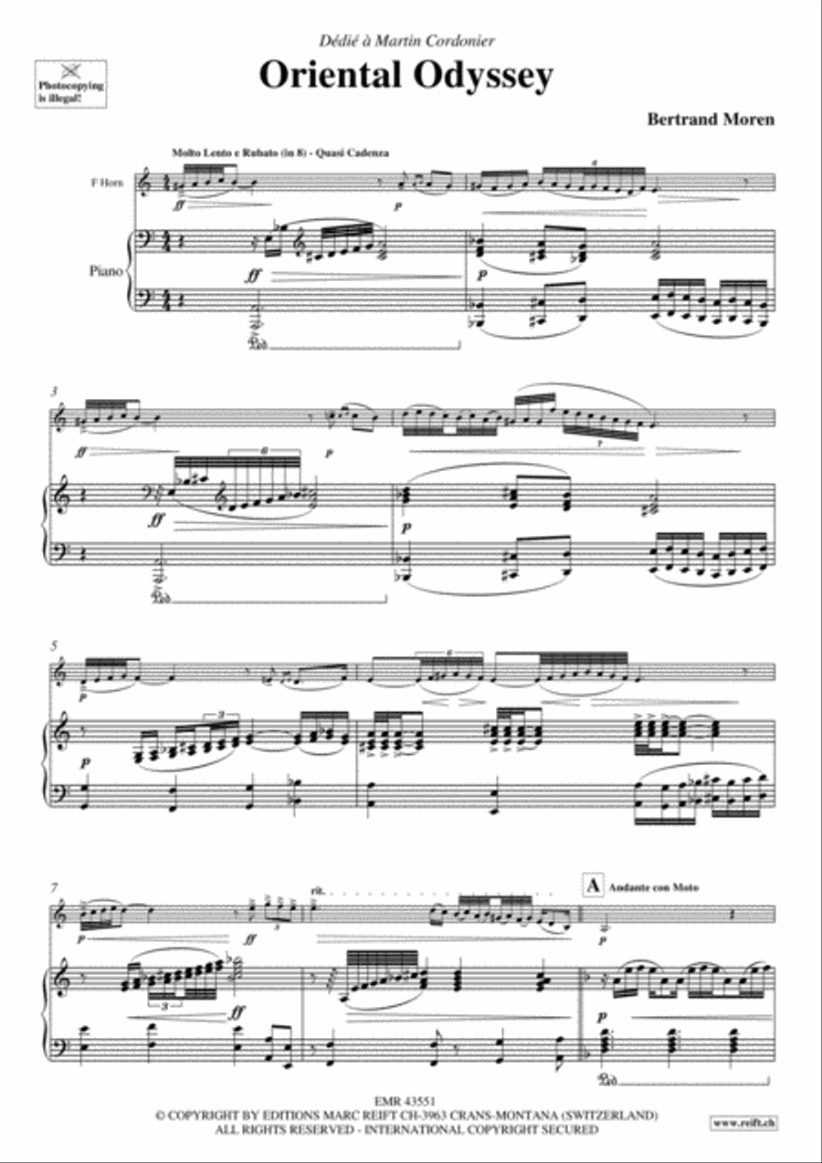 Oriental Odyssey Horn scores gallery preview page 4