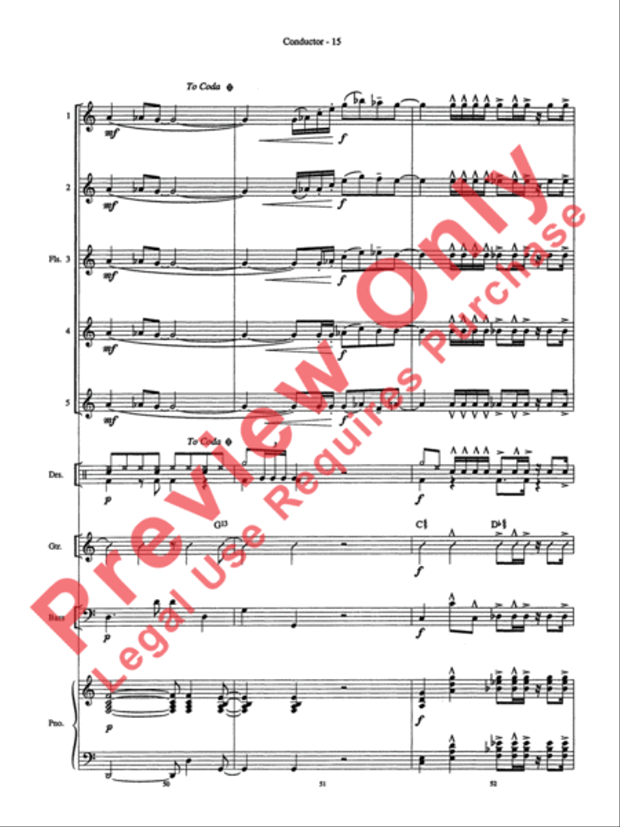 Night and Day Night and Day Flute Choir scores gallery preview page 16