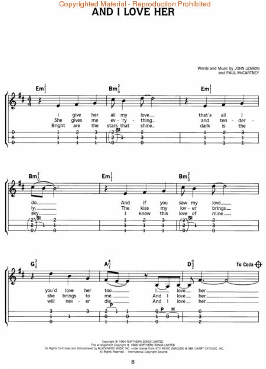 Hits of the Beatles Dulcimer scores gallery preview page 4