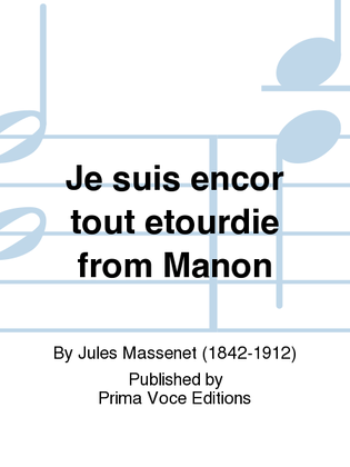 Je suis encor tout etourdie from Manon