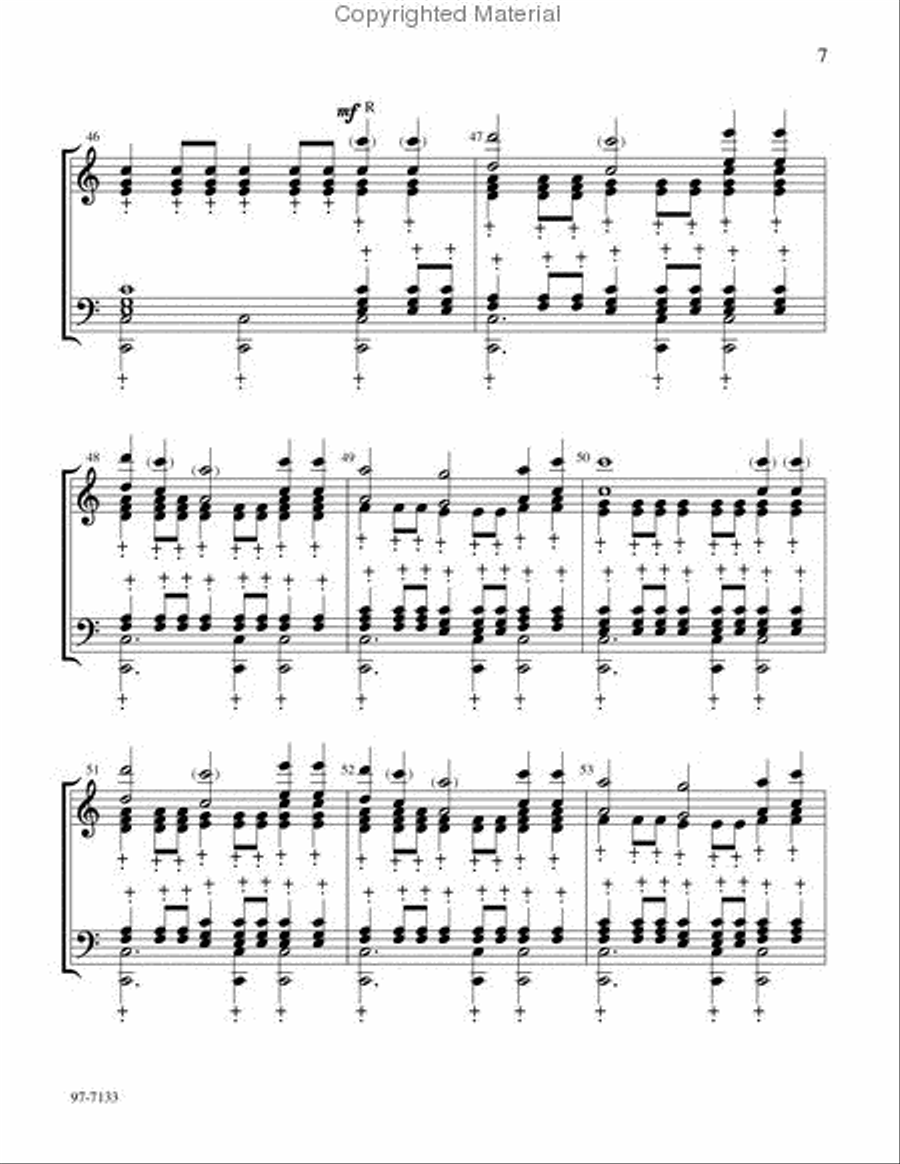 Beach Spring Stomp Handbell Choir scores gallery preview page 4