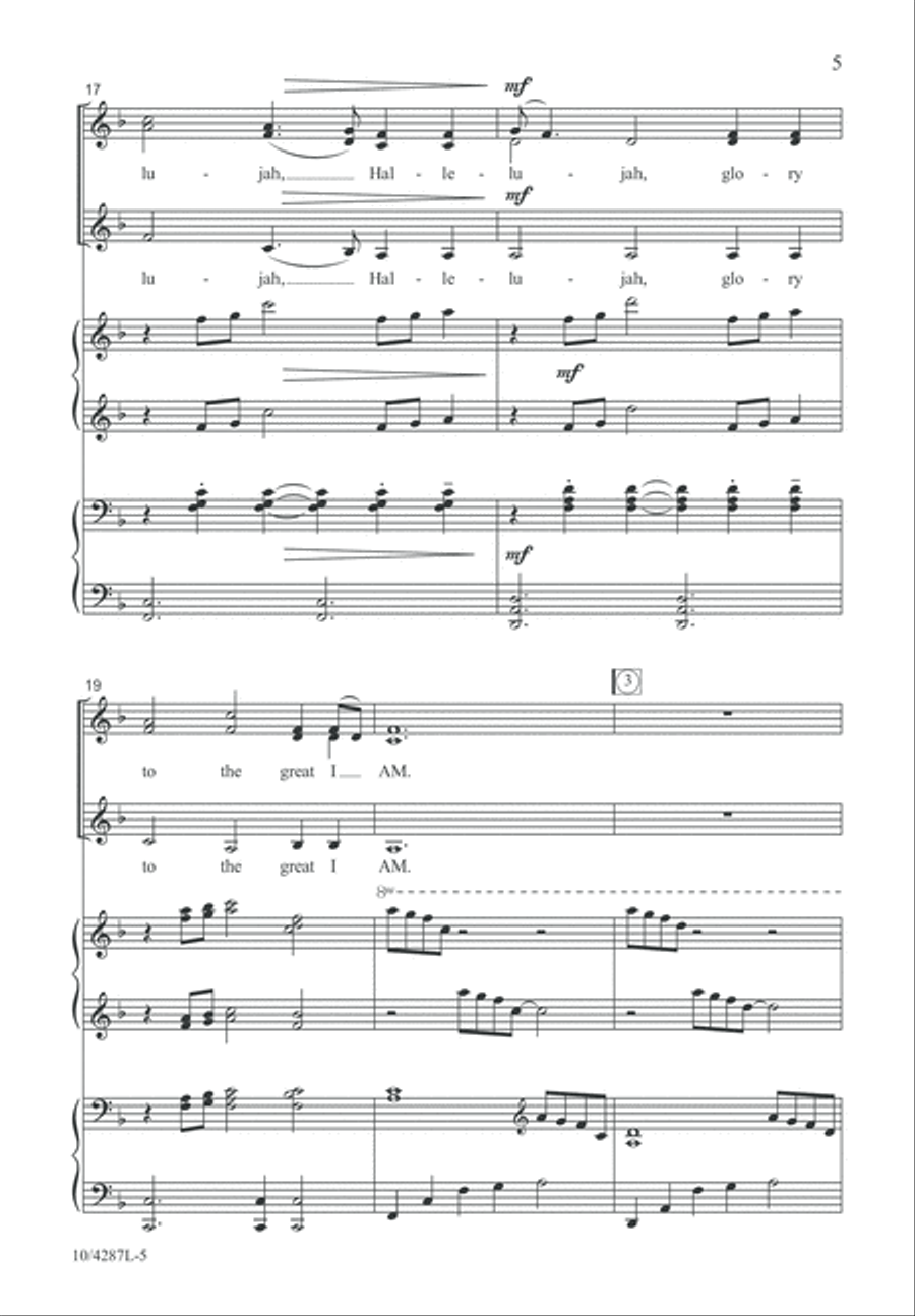 Hark, I Hear the Harps Eternal SSA scores gallery preview page 6