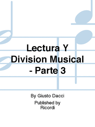 Lectura Y Division Musical - Parte 3