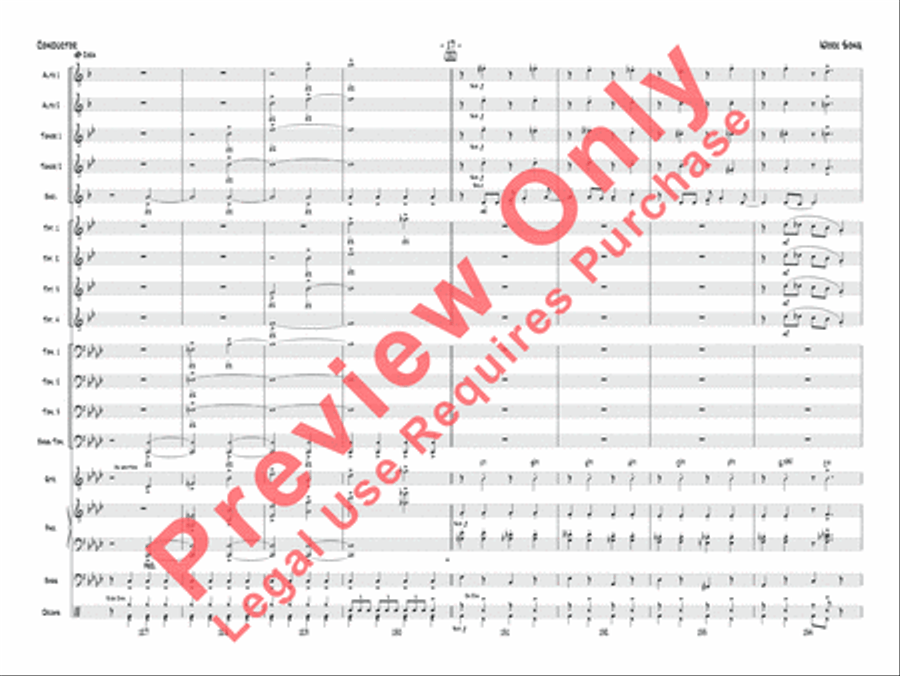 Work Song Jazz Ensemble scores gallery preview page 38