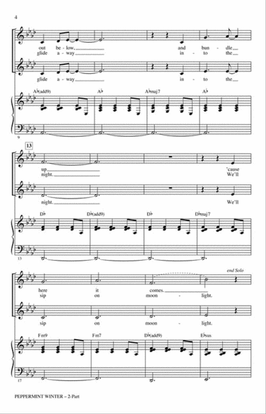 Peppermint Winter 2-Part scores gallery preview page 3