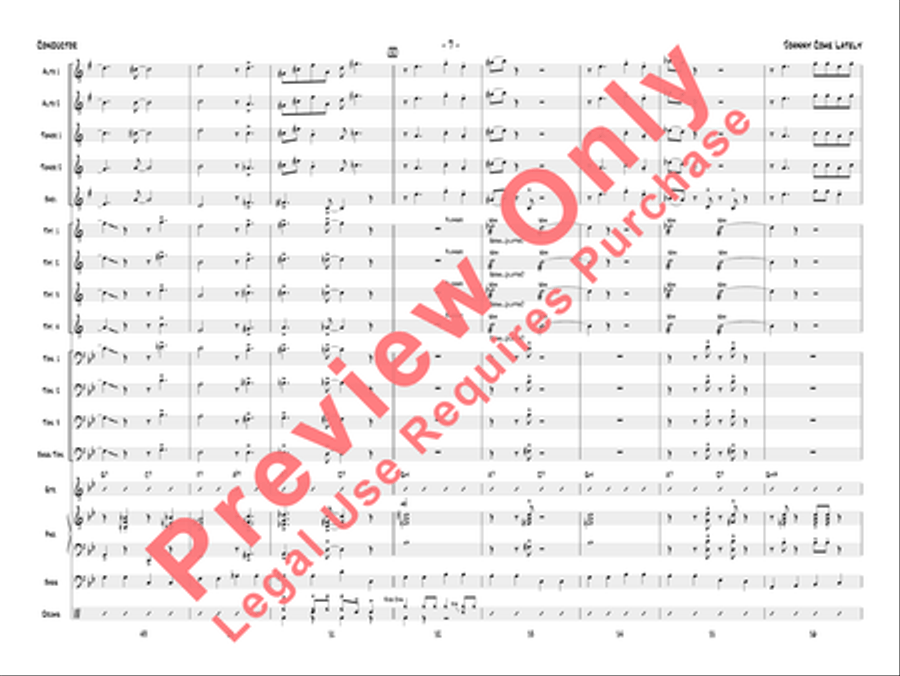 Johnny Come Lately Jazz Ensemble scores gallery preview page 10