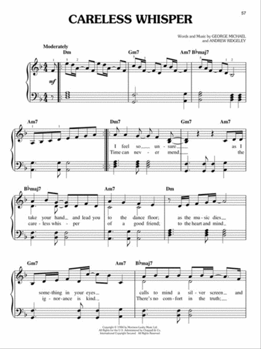 Selections from MTV's 100 Greatest Pop Songs Easy Piano scores gallery preview page 4