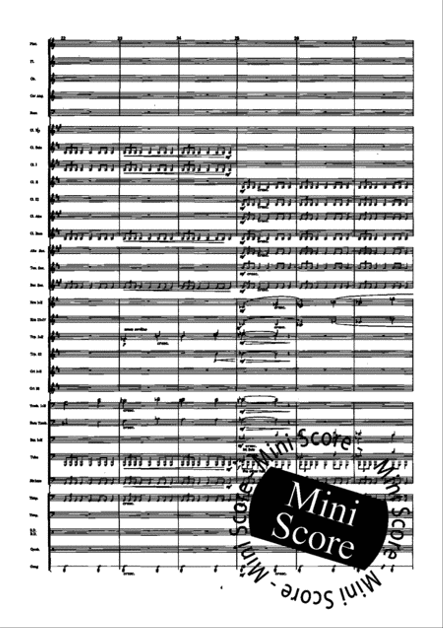 Mars, The Bringer Of War Concert Band scores gallery preview page 8