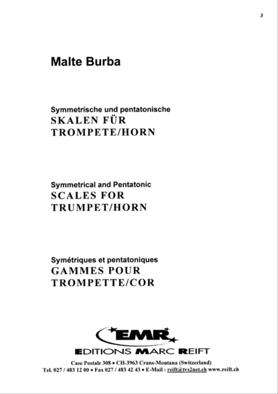 Scales / Skalen / Gammes Scales / Skalen / Gammes Horn scores gallery preview page 2