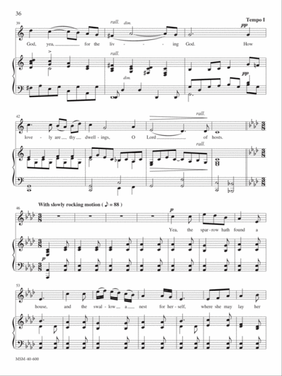 How Lovely Are Thy Dwellings High Voice scores gallery preview page 4