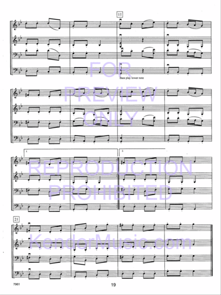 Holiday Strings (Score) String Orchestra scores gallery preview page 20