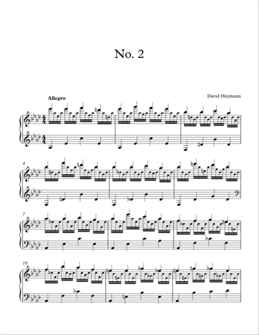 Prelude No. 2 Piano Solo scores gallery preview page 2