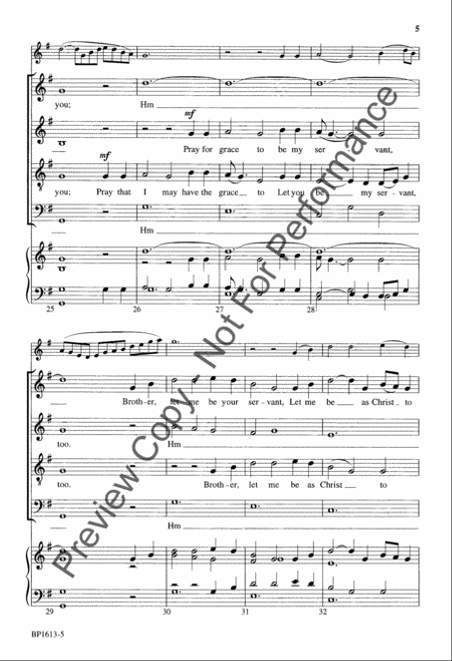 We Are Trav'lers on a Journey 4-Part scores gallery preview page 6